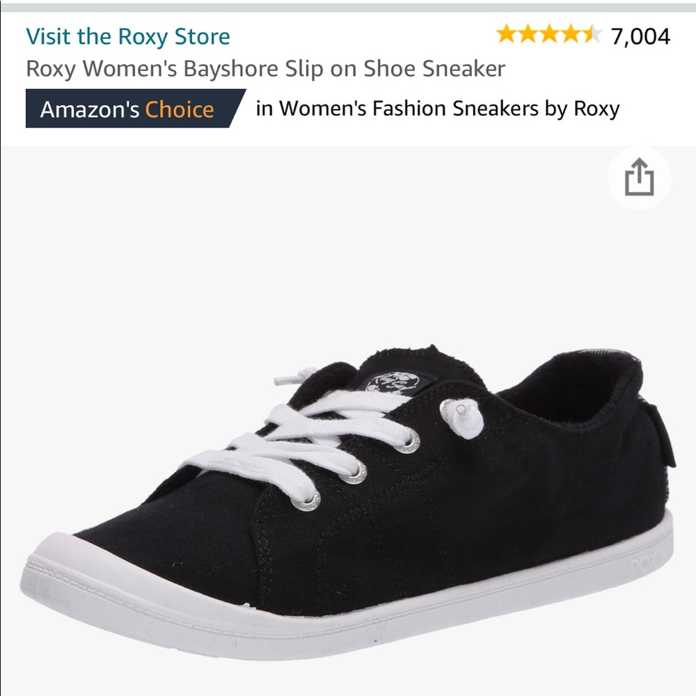 Roxy Women's Bayshore Slip on Shoe Sneaker